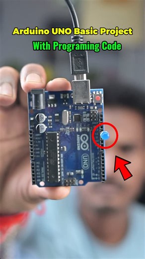 Creative SM on Instagram: "Simple Arduino UNO Project for Beginners With Coade #shorts #arduino #arduinoproject #diy #diyprojects"