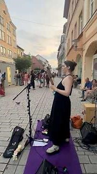 Busking at Rudolstadt Festival in Germany