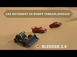 Move Object on Terrain || Keep Objects Stick to Ground || Blender 2.8