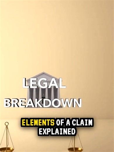 Elements of a Claim Explained (Why Courts Reject Cases) Every legal claim is built from required components called elements. Courts do not evaluate cases based on emotion or fairness alone—they examine whether the party bringing the claim has proven each required element with admissible evidence. This video explains how elements of a claim work, why missing even one element can defeat a case, and why legal outcomes often surprise people who expect courts to operate on moral judgment rather than 