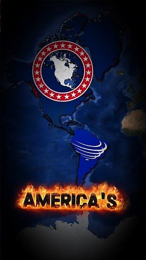 North and South America #shorts #geography #america #countryballs