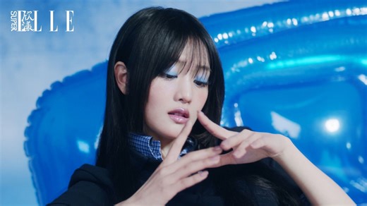 【(G)I-DLE】240326 Minnie 首登SuperELLE欣漾 新刊封面 蓝色元素主题大片