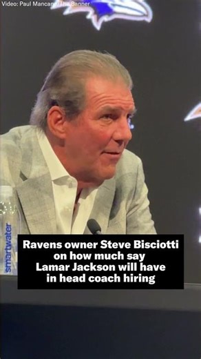 Steve Bisciotti says Lamar Jackson will have "no power" in hiring Ravens coach