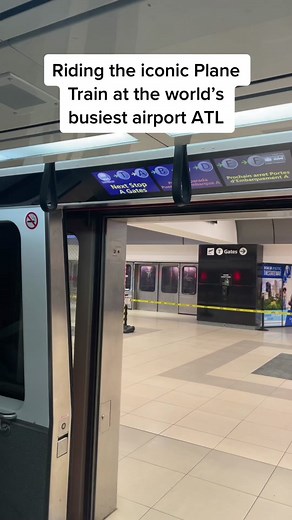 Atlanta’s favorite, cleanest most efficient transit mode the Plane Train. MARTA take notes, just kidding. #atlanta #planetrainatl #planetrain #transit #atlantaairport #atl #atlairport #publictransport