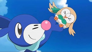 What do you get when you combine two Alolan Pokémon and one big balloon? Nothing but trouble, if it’s Rowlet and Popplio! | Pokémon