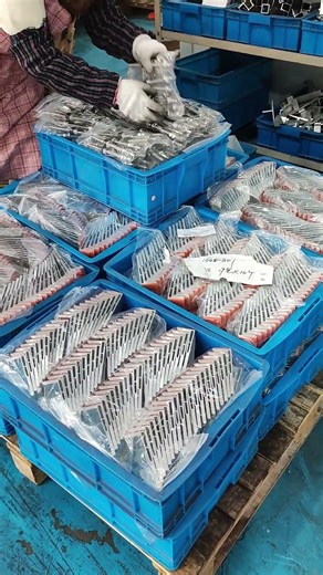 Solar Mounting Small Parts Sorting & Bagging#chiko #factory #SolarMounting#FactoryWorkflow