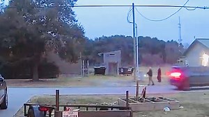 2.4M views · 19K reactions | Nice shot deputy. Big hog chases lady and her dog in town in the middle of the afternoon. #hoghunting #hoghunter #hog | Bison Bison Paleo Fossils | Facebook