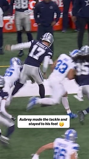 What a hit by the kicker 😮‍💨 #nfl #football #cowboys | NFL Football