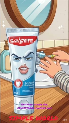 டூத்பேஸ்ட் யூஸ் பண்ணுனா என்ன ஆகும் | Cat Toothpaste vs SIMPLE WORLD DRAGON