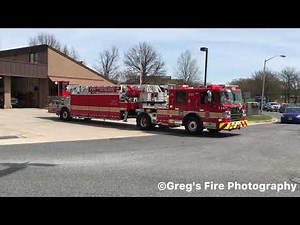 MCFRS Engine 708 & Truck 731 (x2) Responding