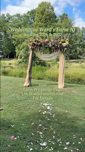 Weddings at Ward’s Farm NJ