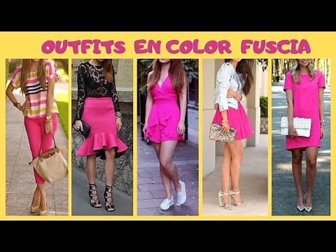 COMBINATIONS USING FUCHSIA 😍 HOW TO COMBINE FUCHSIA CLOTHES ❤ COMBINATIONS USING FUCHSIA