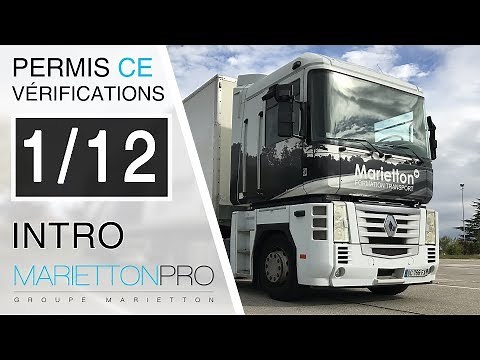 Vérifications permis CE - Introduction