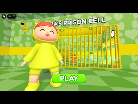NINA'S PRISON RUN! Obby roblox! Gameplay Walkthrough No Death 4K
