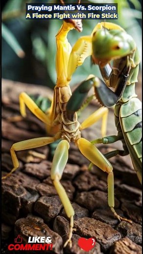 #PrayingMantis #Scorpion #NatureFight