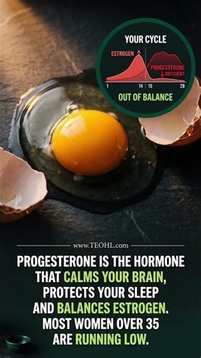 🥚 Progesterone is one of the most important hormones in a woman's body