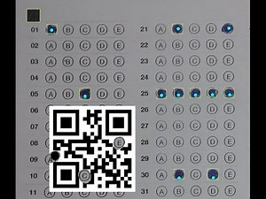 How to recognize answer sheet multiple choice on android - OMR and QR code reader - Cham trac nghiem