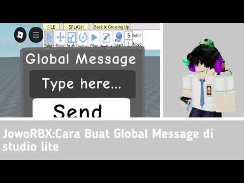 cara Buat AdminPanel Global Message di studio lite⚒️