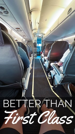 Chris Ollie | Points & Miles Strategist | 💺THIS SEAT has more leg room than domestic first class 🤯 Here’s how YOU can enjoy it ⬇️ ✈️ Plane Selection: Need to Know •LOOK for the... | Instagram