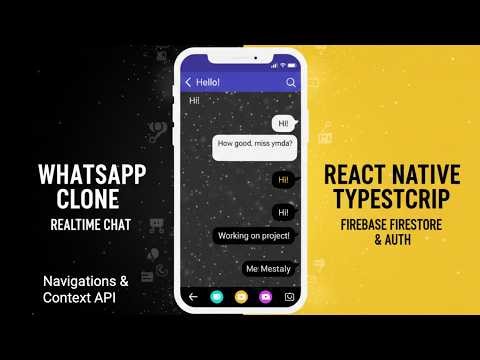 3. FireBase | Firestore | WhatsApp Clone | React Native | TypeScript