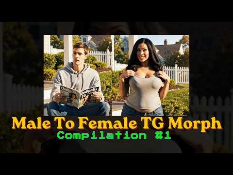 Male to Female TG Morph Compilation