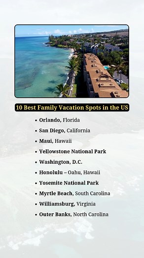 8.3K views | 10 Best Family Vacation Spots in the US | Incredible Facts | Facebook