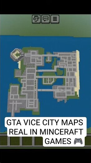 GTA Minecraft Map Mod World In Minceraft🎮💪🌆🏙️🗺️ #abanoub #gaming #map #minecraft #gtavicecity
