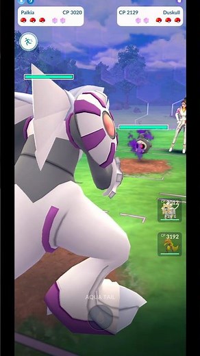 Palkia vs Leader Sierra's Shadow Duskull: The PERFECT Counter! | Pokémon GO Gameplay #Shorts