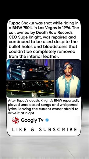 Tupac's BMW That Still Plays His Music .