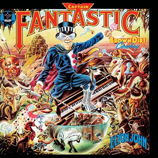 Elton John Celebrates 50 Years Of ‘Captain Fantastic And The Brown Dirt Cowboy’ With Deluxe Reissue