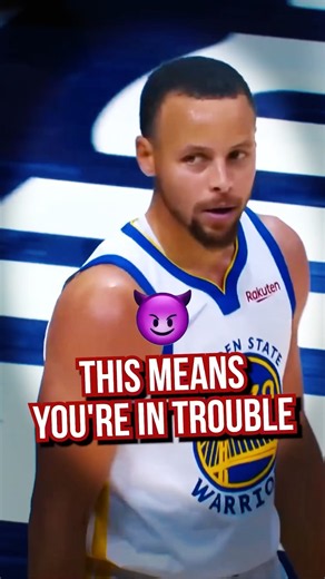 Steph Curry always got that look 😏😈 #shorts