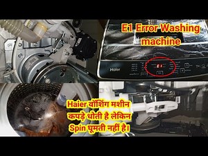 Why is my Haier top load washer not spining.Haier washing machine won’t' drain or spin.Haier washing