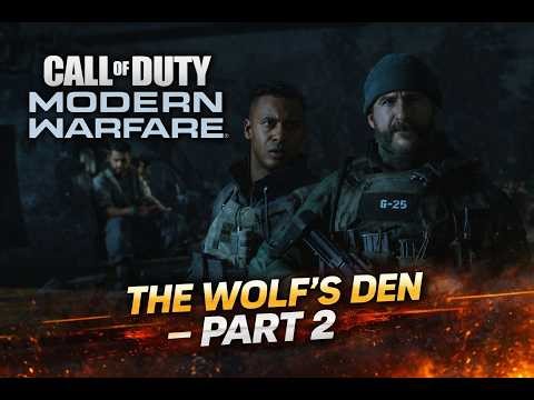 Call of Duty Modern Warfare The Wolf's Den Mission Part-2 4K Realistic Graphics Gameplay#callofduty