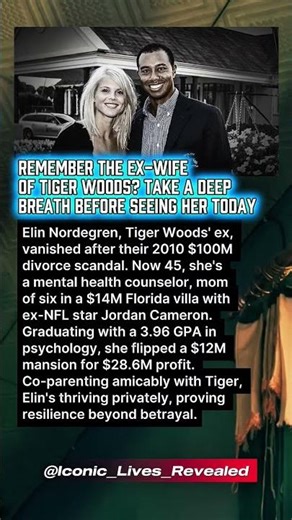 Remember The Ex-Wife Of Tiger Woods Take a Deep Breath Before Seeing Her Today.Elin Nordegren#story