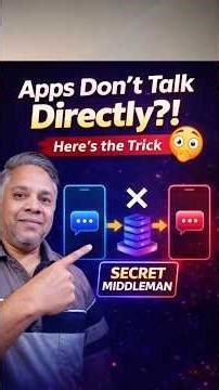 Secret behind app communication. #messaging #java #javainterviewquestion #viralshorts #trending
