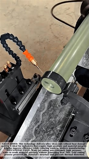 Precision Water Jet Cutting in Action!#shorts