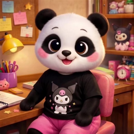 Time to Draw Kuromi: A Cute Panda Adventure