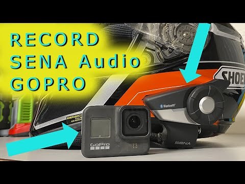 How to Record Motorcycle Helmet Intercom Audio on GoPro Hero 8 with Sena 20s Evo