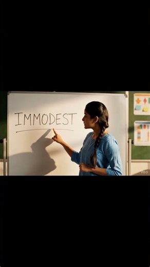 Immodest Meaning in English | Easy Explanation with Roman Urdu #englishlearning #englishreels