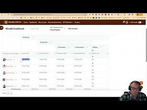 Checking Moodle grades prior to the Tuesday 10PM Upload