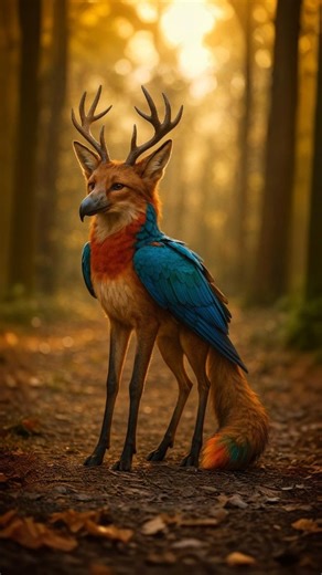 @epic_kor_ai on Instagram: "🤯🔥💪 5-in-1: Animal Hybrid Fusions Compilation! Get ready to witness wild and powerful AI transformations: 1. 🦊🦌🦜 Fox + Deer + Macaw 2. 🦌🦀 Moose + Crab 3. 🐎🦚🐇 Horse + Peacock + Rabbit 4. 🐎🦇 Horse + Vampire Bat 5. 🐅🦚 Tiger + Peacock Each new form is as unique as it is fascinating. Watch these stunning AI transformation effects! 👀 🤔 Whic