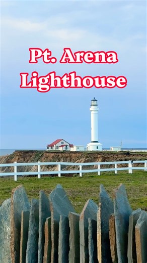 Pt. Arena Lighthouse Mendocino, Ca #lighthouse #mendocino #california #ocean #travel #photo #view