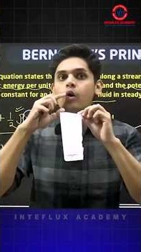 Bernouli Principal Explanation by shailesh sir//#khansir #bernoullisequation #jeeproblems #jee