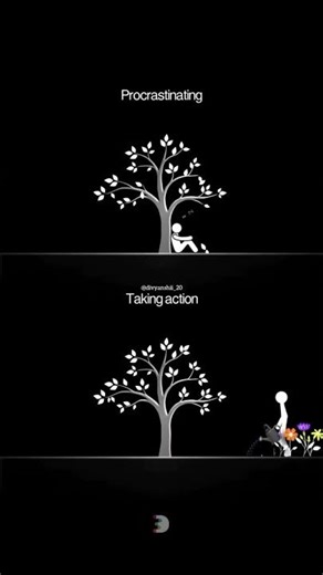 Take Action over procastinating..✨️