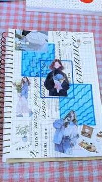[💙PAPER DIY🎀] How to Decorate Your Notebook with DIY Stickers