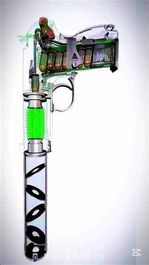 EBPB (Silent Pistol) Mechanical DevicePB(Silent Pistol) mechanism 3d fire 🔥 working system #viral