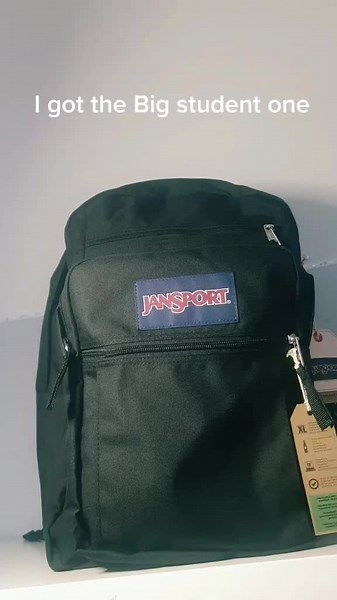 Jansport Big Student Backpack in Black - Perfect School Bag