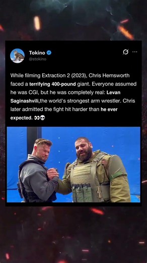 During the filming of Extraction 2 (2023), Chris Hemsworth smelled something