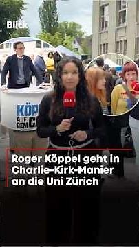Roger Köppel at the University of Zurich: Is Swiss debate culture in danger?