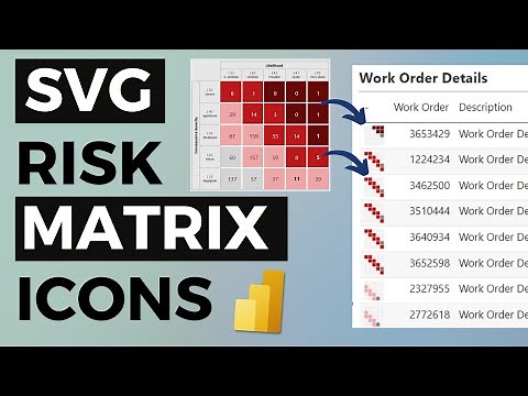 Create Neat Little Risk Matrix SVG Icons - Ideal for Power BI Table and Matrix Visuals
